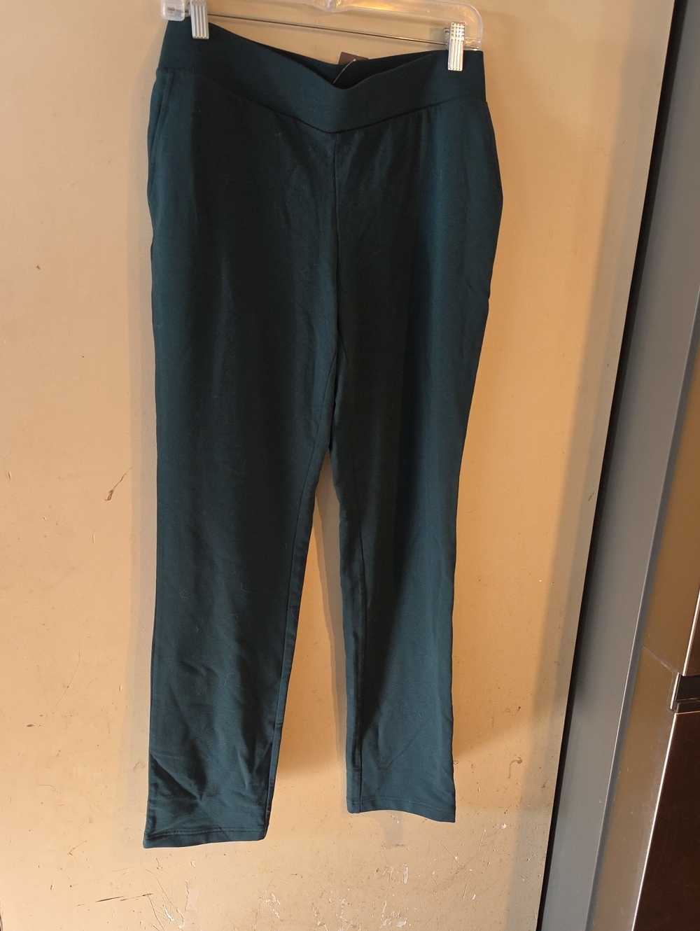 Women's Dark Teal Pull-On Ponte Pants